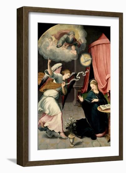 The Annunciation, 1559-Juan Correa de Vivar-Framed Giclee Print