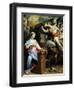 The Annunciation, 1560S-Orazio Samacchini-Framed Giclee Print