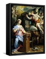 The Annunciation, 1560S-Orazio Samacchini-Framed Stretched Canvas