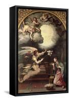 The Annunciation, 1579-Alessandro Allori-Framed Stretched Canvas