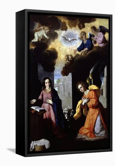 The Annunciation, 1638-39-Francisco de Zurbarán-Framed Stretched Canvas