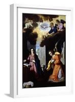 The Annunciation, 1638-39-Francisco de Zurbarán-Framed Giclee Print