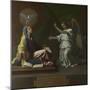 The Annunciation, 1657-Nicolas Poussin-Mounted Premium Giclee Print