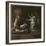 The Annunciation, 1657-Nicolas Poussin-Framed Giclee Print