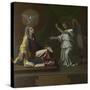 The Annunciation, 1657-Nicolas Poussin-Stretched Canvas