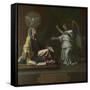 The Annunciation, 1657-Nicolas Poussin-Framed Stretched Canvas