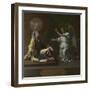 The Annunciation, 1657-Nicolas Poussin-Framed Giclee Print