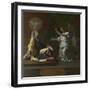 The Annunciation, 1657-Nicolas Poussin-Framed Giclee Print