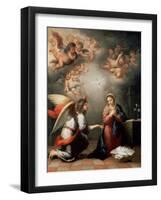 The Annunciation, 1660S-Bartolomé Esteban Murillo-Framed Giclee Print