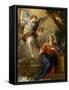 The Annunciation, 1672-Luca Giordano-Framed Stretched Canvas