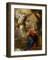 The Annunciation, 1672-Luca Giordano-Framed Giclee Print