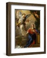 The Annunciation, 1672-Luca Giordano-Framed Giclee Print