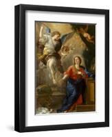 The Annunciation, 1672-Luca Giordano-Framed Giclee Print