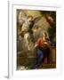 The Annunciation, 1672-Luca Giordano-Framed Giclee Print