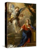 The Annunciation, 1672-Luca Giordano-Stretched Canvas