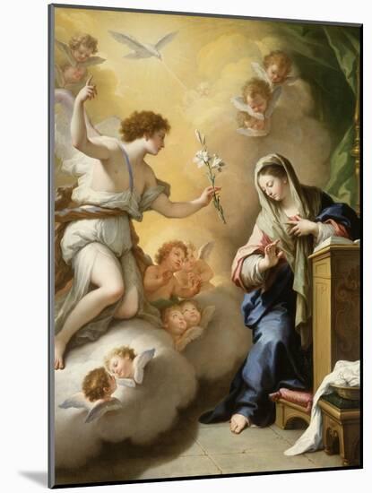 The Annunciation, 1712-Paolo Di Matteis-Mounted Giclee Print