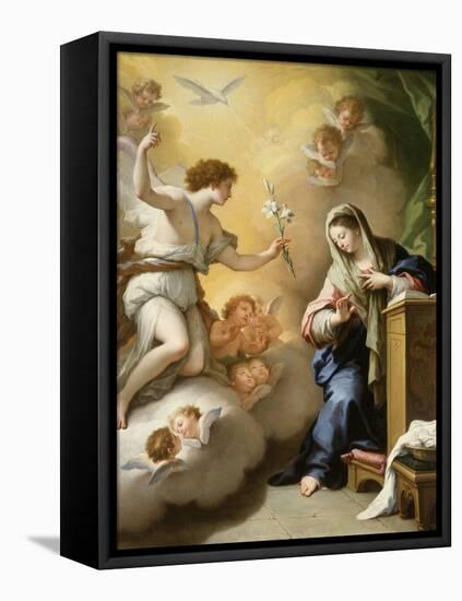 The Annunciation, 1712-Paolo Di Matteis-Framed Stretched Canvas