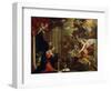 The Annunciation, 17th Century-Eustache Le Sueur-Framed Giclee Print