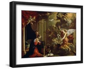 The Annunciation, 17th Century-Eustache Le Sueur-Framed Giclee Print