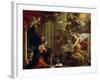 The Annunciation, 17th Century-Eustache Le Sueur-Framed Giclee Print