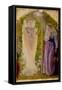 The Annunciation, 1858 (Oil on Canvas)-Arthur Hughes-Framed Stretched Canvas