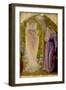 The Annunciation, 1858 (Oil on Canvas)-Arthur Hughes-Framed Giclee Print