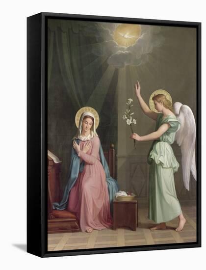 The Annunciation, 1859-Auguste Pichon-Framed Stretched Canvas