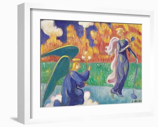 The Annunciation, 1890-Émile Bernard-Framed Giclee Print