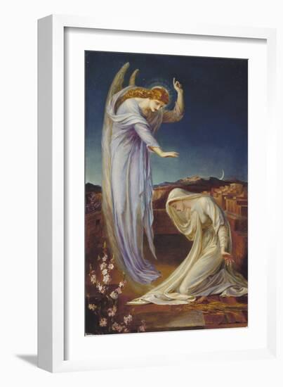 The Annunciation, 1894 (Oil on Canvas)-Frederic James Shields-Framed Giclee Print