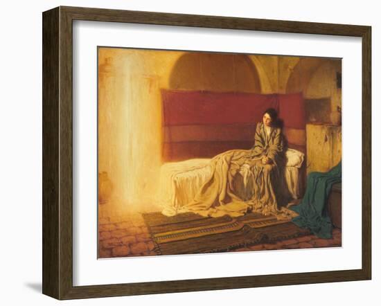 The Annunciation, 1898 (Oil on Canvas)-Henry Ossawa Tanner-Framed Giclee Print