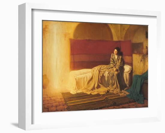 The Annunciation, 1898 (Oil on Canvas)-Henry Ossawa Tanner-Framed Giclee Print