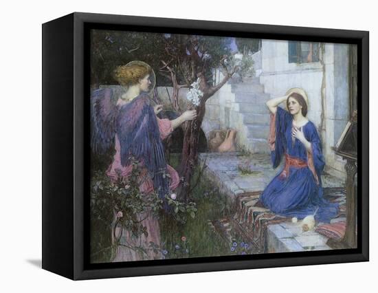 The Annunciation, 1914-John William Waterhouse-Framed Stretched Canvas