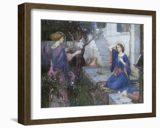 The Annunciation, 1914-John William Waterhouse-Framed Giclee Print