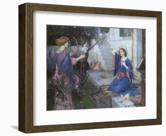 The Annunciation, 1914-John William Waterhouse-Framed Giclee Print