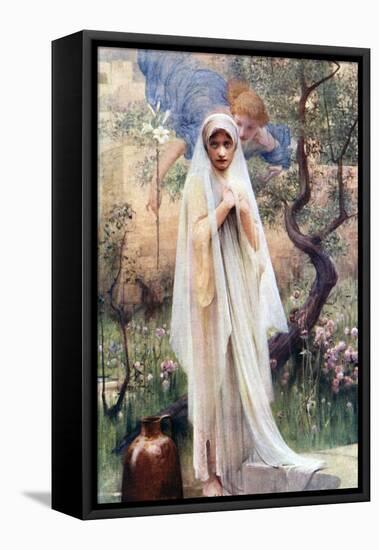 The Annunciation, 1926-Arthur Hacker-Framed Stretched Canvas