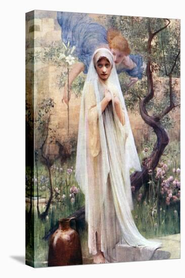 The Annunciation, 1926-Arthur Hacker-Stretched Canvas
