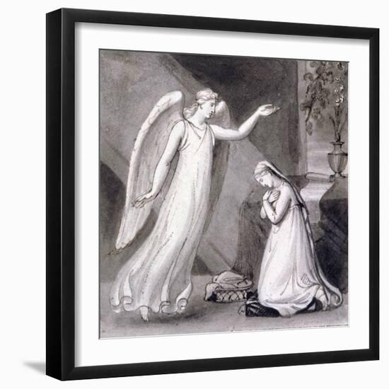 The Annunciation, 19th Century-null-Framed Giclee Print