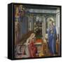 The Annunciation, about 1450-Fra Filippo Lippi-Framed Stretched Canvas