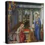 The Annunciation, about 1450-Fra Filippo Lippi-Stretched Canvas