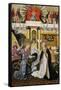 The Annunciation, Altarpiece from Verdu, 1432-34-Jaume Ferrer II-Framed Stretched Canvas