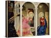 The Annunciation Altarpiece with Predella with Life and Death of Virgin Mary-Fra Angelico-Stretched Canvas