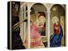 The Annunciation Altarpiece with Predella with Life and Death of Virgin Mary-Fra Angelico-Stretched Canvas