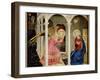 The Annunciation Altarpiece with Predella with Life and Death of Virgin Mary-Fra Angelico-Framed Giclee Print