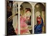 The Annunciation Altarpiece with Predella with Life and Death of Virgin Mary-Fra Angelico-Mounted Giclee Print