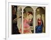 The Annunciation Altarpiece with Predella with Life and Death of Virgin Mary-Fra Angelico-Framed Giclee Print