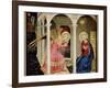 The Annunciation Altarpiece with Predella with Life and Death of Virgin Mary-Fra Angelico-Framed Giclee Print