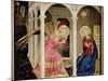 The Annunciation Altarpiece with Predella with Life and Death of Virgin Mary-Fra Angelico-Mounted Giclee Print
