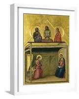 The Annunciation and Christ Suffering, C.1351-75-Allegretto Nuzi-Framed Giclee Print