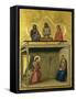 The Annunciation and Christ Suffering, C.1351-75-Allegretto Nuzi-Framed Stretched Canvas