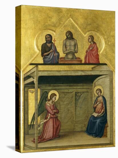 The Annunciation and Christ Suffering, C.1351-75-Allegretto Nuzi-Stretched Canvas